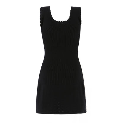 Waist up sleeveless dress